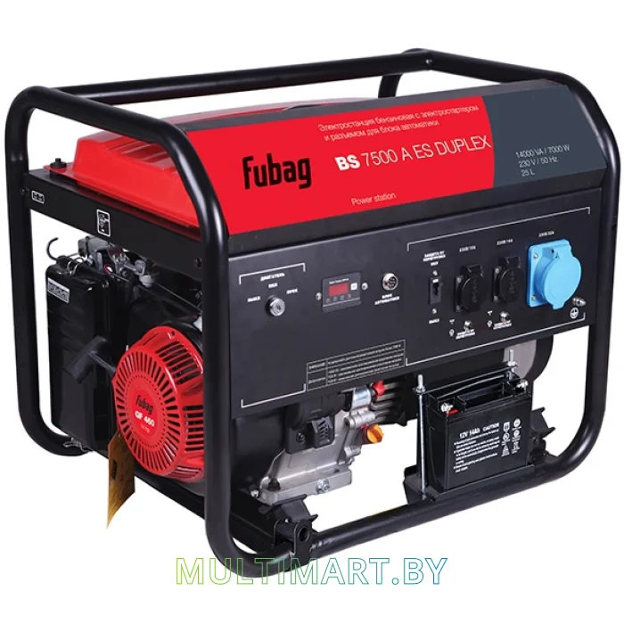 Бензиновый генератор Fubag BS 7500 A ES Duplex